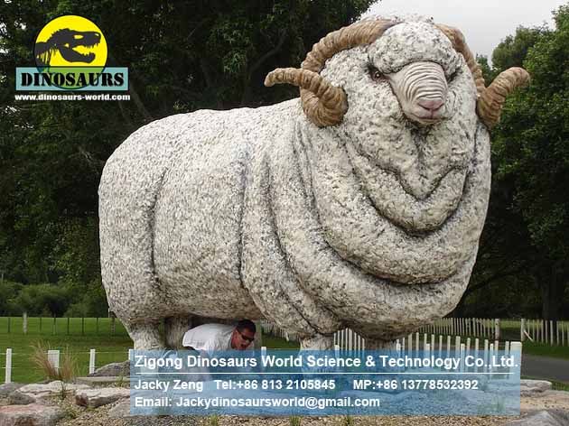 Kids outdoor games images fiberglass sheep DWA076